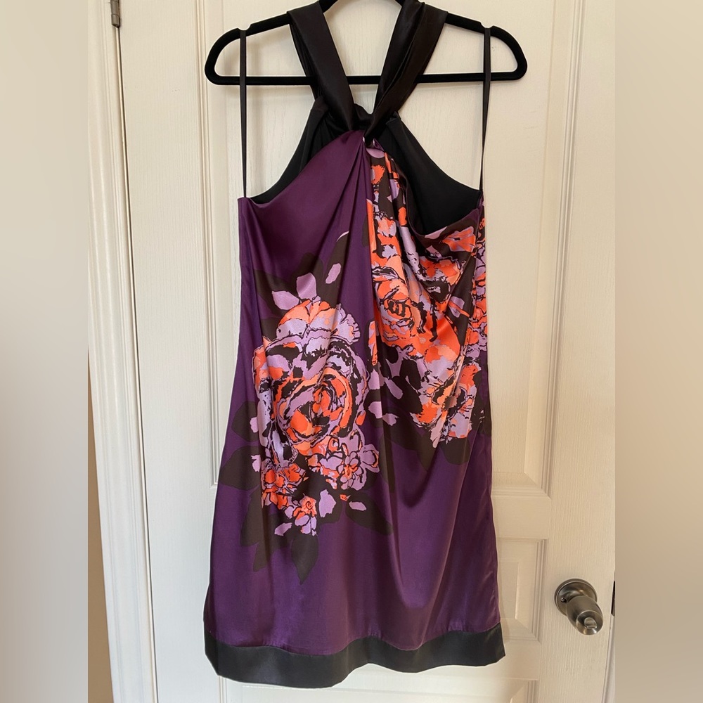 Purple and black dress from Le chateau